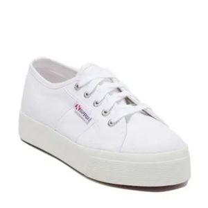 Superga white sneakers